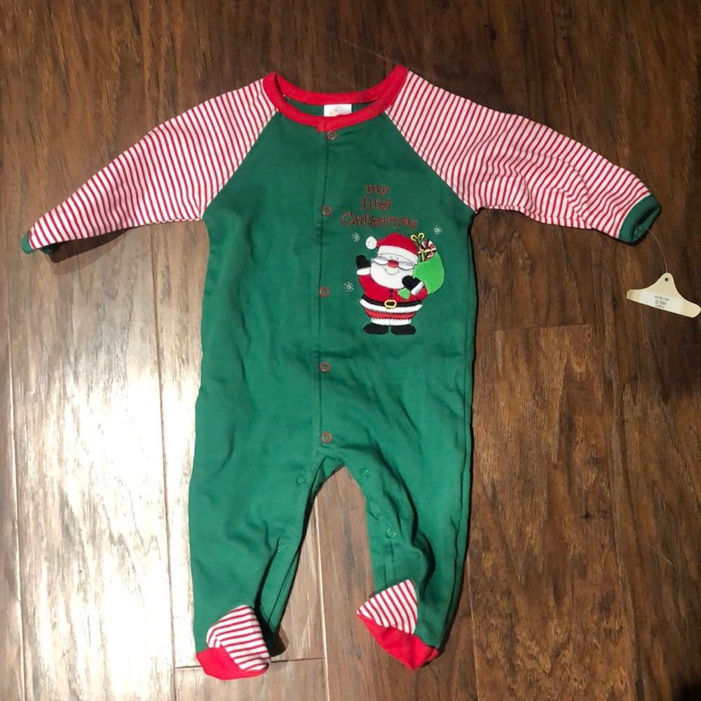 Baby’s First Xmas pajamas
